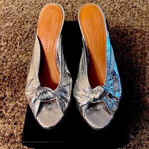 Silver Dressy Sandals